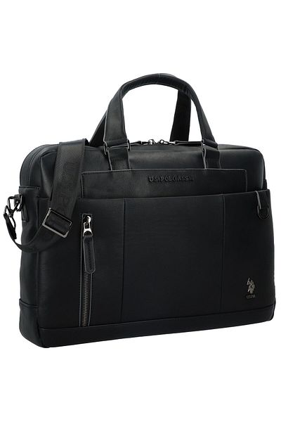 U.S. Polo Assn. Cambridge Aktentasche Leder 45 cm tvárový počítač