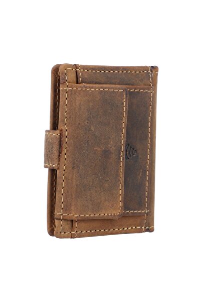 Greenburry Vintage wallet RFID leather 7 cm