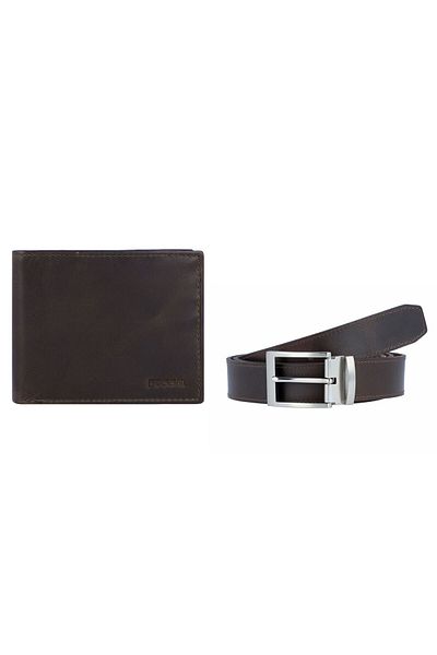 Fossil Wallet gift box leather 2pcs.