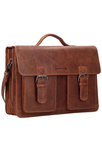 Greenland Nature Montana Aktentasche Leder 40 cm