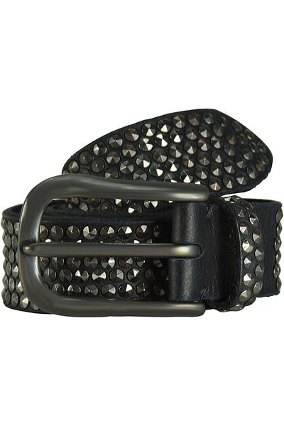 b.belt Nietengürtel Leder 85 cm
