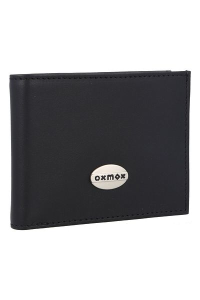 oxmox Leather Wallet RFID protection Leather 10.5 cm