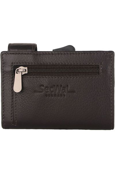 SecWal SecWal 1 credit card case wallet RFID leather 9 cm