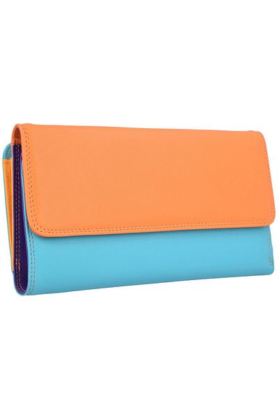 Mywalit Trifold Zip Wallet Geldbörse Leder 17 cm