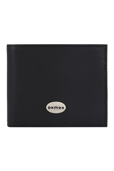 oxmox Leather Wallet RFID protection Leather 12 cm