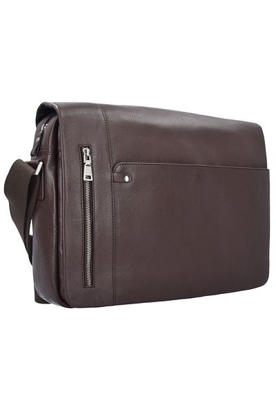 Esquire Sydney Messenger Leder 40 cm Dizüstü Bilgisayar Fach