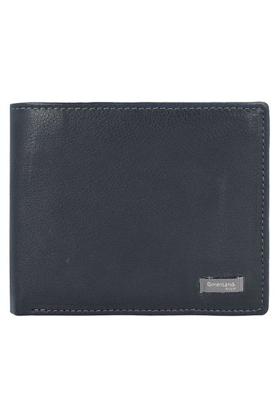 Greenland Nature Black Nappa wallet RFID leather 11 cm