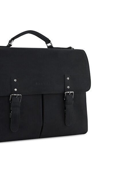 BUGATTI Luca Aktentaschen Messenger Leder 39 cm Laptopfach