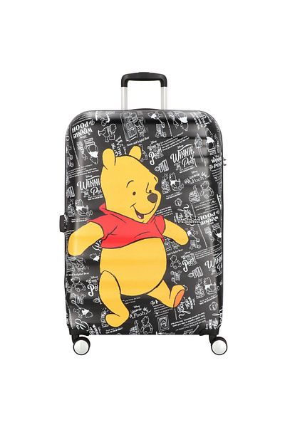 American Tourister DISNEY WAVEBREAKER   HARD SPINNER LUGGAGE  LARGE 77 CM WINNIE THE POOH