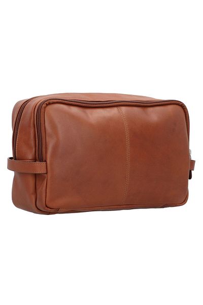 Esquire Dallas Kulturbeutel Leder 27 cm