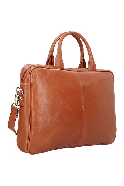 Dermata Aktentasche Leder 39 cm Laptopfach