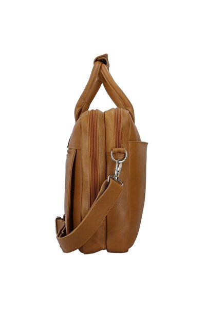 Dermata Aktentasche Leder 39 cm Laptopfach