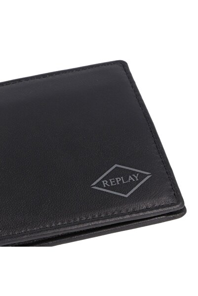 Replay Geldbörse Leder 14 cm