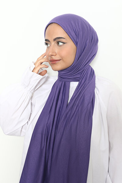 Mizge Scarf Penye Şal Leylak