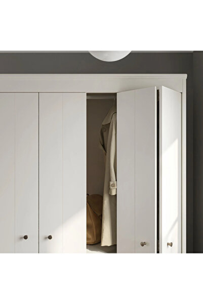 IKEA AKDENİZ IDANÄS beyaz 121x211 cm MODERN İŞLEVSEL KANTLANIR KAPAKLI GARDIROP