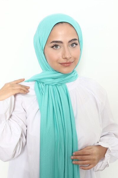 Mizge Scarf Penye Şal Mint