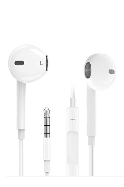 MOBİL GO Xiaomi Redmi Note 7 Uyumlu Silikonsuz Kablolu 3,5 mm Kulakiçi Kulaklık