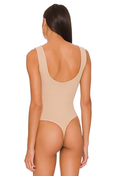 By Kul Design Γυναικείο μπεζ ζαρτιέρες με λαιμόκοψη σε σχήμα U