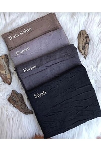 Trablus Жіночий бамбуковий шарф-хустка, 4-х комплект, чорний, димчастий, пило...