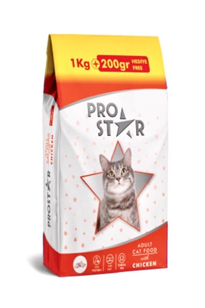 PRO STAR Tavuklu Kedi Maması 1200gr