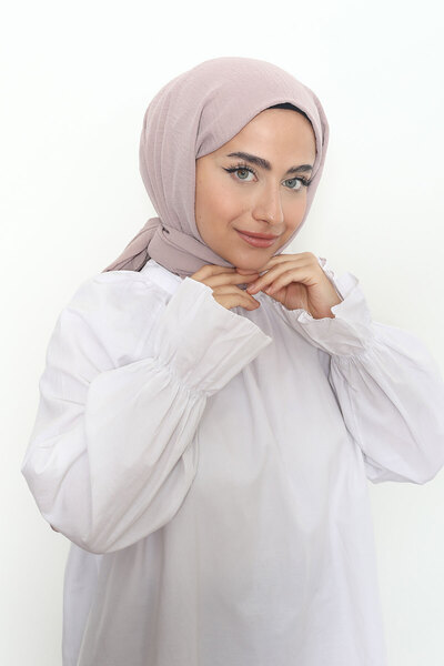 Mizge Scarf Pamuk Aerobin Şal Soft Lila