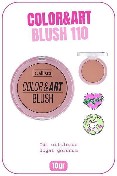 Callista Color Art Blush Allık 110 Blushing Pink