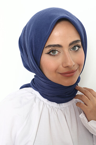 Mizge Scarf Pamuk Aerobin Eşarp Indigo