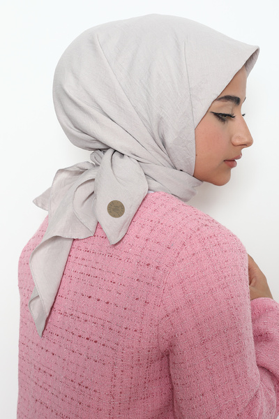 Mizge Scarf Pamuk Aerobin Eşarp Taş
