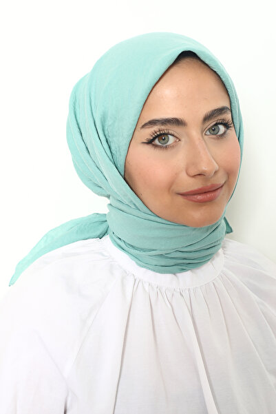 Mizge Scarf Pamuk Aerobin Eşarp Mint