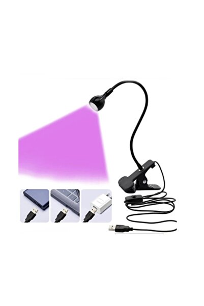 gaman Uv Led Ultraviyole Oje ve Tırnak Kurutucu Akrobat Uv Lamba 5v Usb Profe...