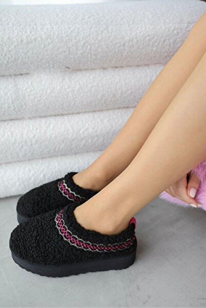 Sister in Love Uggy Tasman Peluş Kalın Taban Terlik