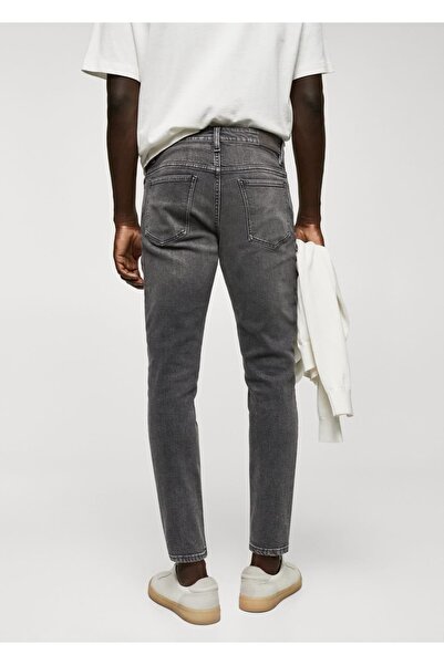 MANGO Man Tom tapered cropped jean
