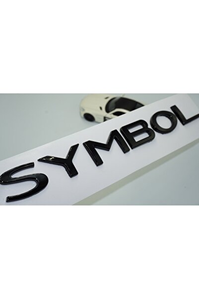 DK Tuning Renault Symbol Siyah Abs 3m 3d Bagaj Yazı Logo