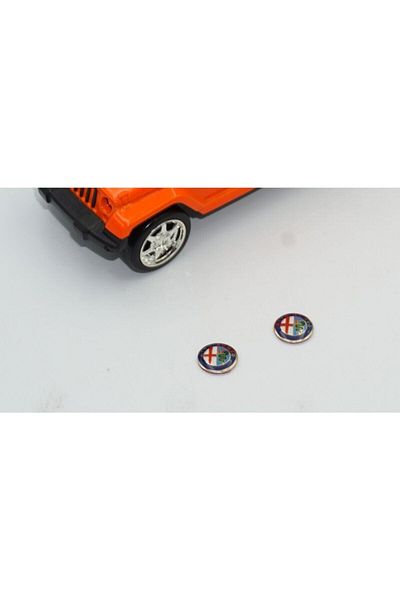 Alfa Romeo Genel Dk Tuning Alfa Romeo Auto Key 3m Logo din aliaj metalic Set de 2