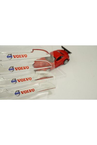 Volvo Dk Tuning Logo Protecție marginea ușii Bandă de cauciuc transparentă 3m Stil nou