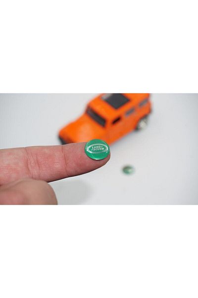 Land Rover Dk Tuning Auto Key 3m Μεταλλικό Σετ λογότυπου από κράμα 2 τεμαχίων