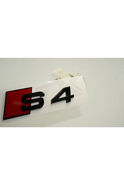 Audi S4 منتج شعار نص ثلاثي الأبعاد من الكروم ABS من Dk Tuning