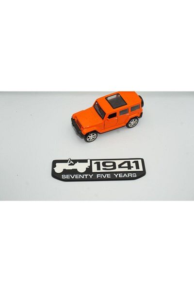 Jeep Dk Tuning 1941 Wrangler Cherokee Renegade Patriot Luggage Lettering Chrome Metal 3m Logo
