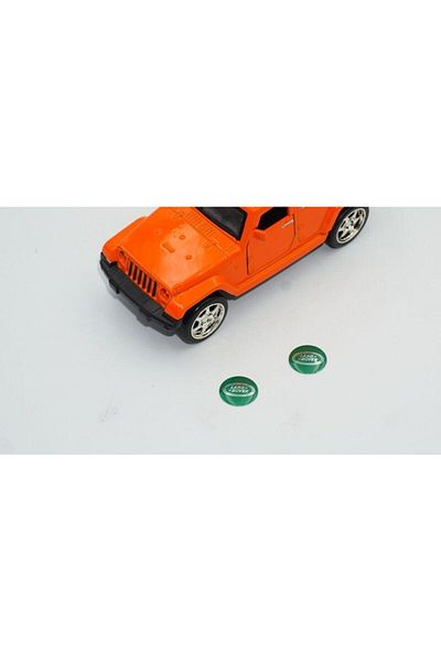 Land Rover Dk Tuning Auto Key 3m Μεταλλικό Σετ λογότυπου από κράμα 2 τεμαχίων