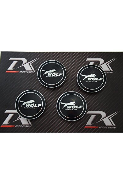WOLF Jant Dk Tuning Ford Göbek Kapağı Seti 68mm