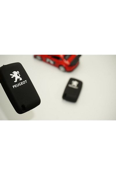 DK Tuning pentru Peugeot 207 208 307 308 408 Set husă cheie din silicon