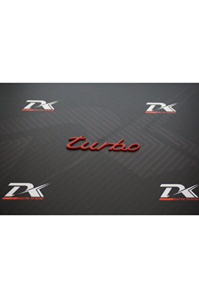 TURBO Dk Tuning Porsche Macan Panamera Cayenne 911 Luggage Logo