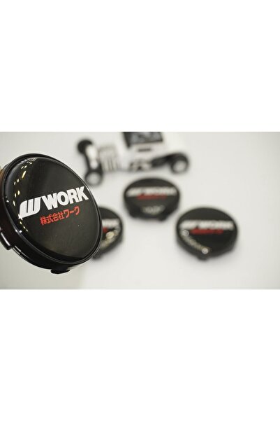 DK Tuning Work Logo Jant Göbeği Kapak Seti 60mm
