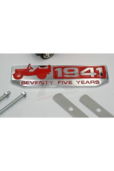 Jeep Dk Tuning 1941 Wrangler Cherokee Renegade Patriot Ön Panjur Vidalı Krom Metal Logo