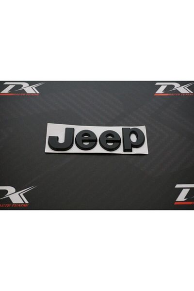 Jeep Dk Tuning Hood Luggage 3m 3d Logo Emblem Black Color