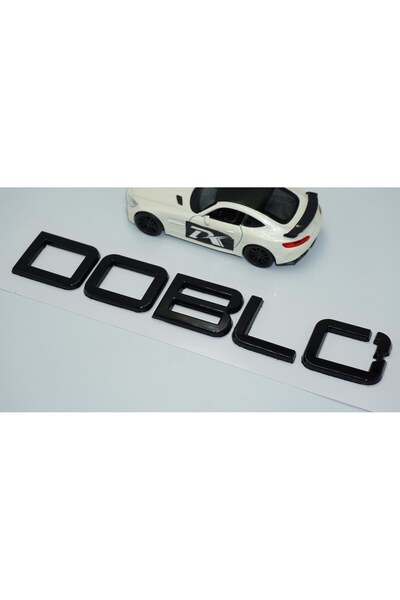 DK Tuning Fiat Doblo Yeni Nesil Bagaj Siyah Abs 3m 3d Yazı Logo Amblem