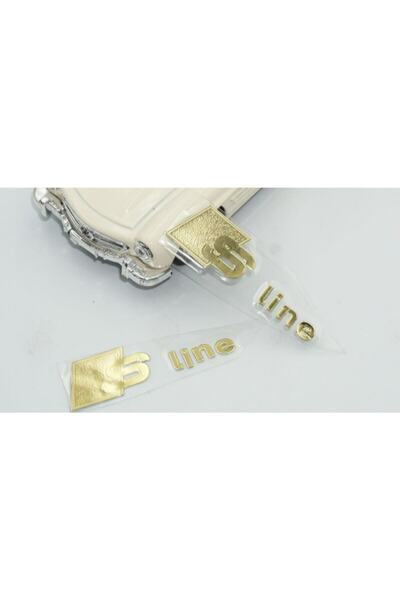 S-Line Dk Tuning Audi S Line Aluminum Torpedo Mirror Sticker