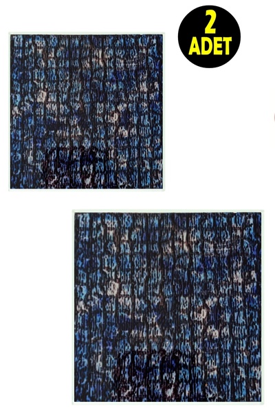 usin 2 Adet Kare Cam Mozaik Türk Kahvesi Fincan Altlığı Çay Kupa Bardak Altlı...