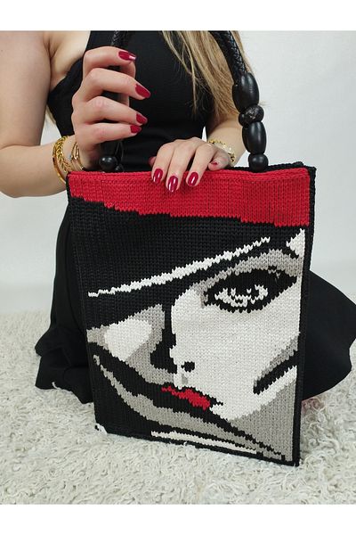 İLKCET MODA Women's Special Design Handbag