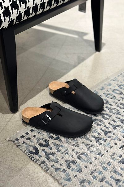 Uniqueqoop Παντόφλες Unisex από γνήσιο δέρμα μανιταριού Oslo